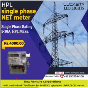 single phase net meter