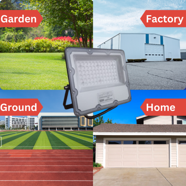 Lucasta RGB LED Floodlight – Waterproof, Remote-Controlled, Multi-Color Outdoor Light - Image 2