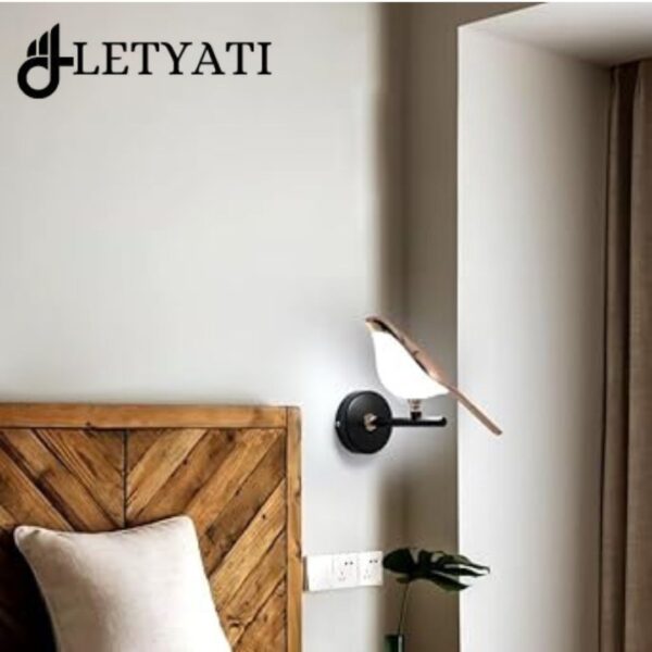 LetYati LED Bird Wall Light – Modern Decorative Wall Lamp for Living Room & Bedroom - Image 2