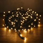 LED SERIAL LIGHT - LG56- 140 NORMAL BLACK WIRE-8F -WW